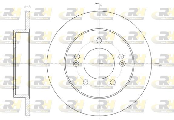 Stabdžių diskas ROADHOUSE 61432.00