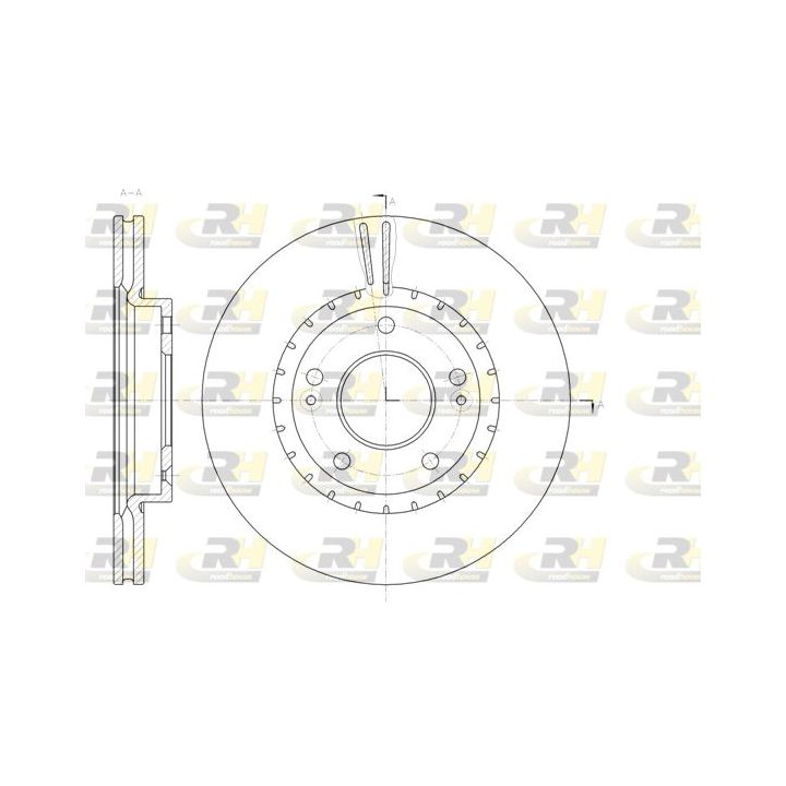 Stabdžių diskas ROADHOUSE 61434.10
