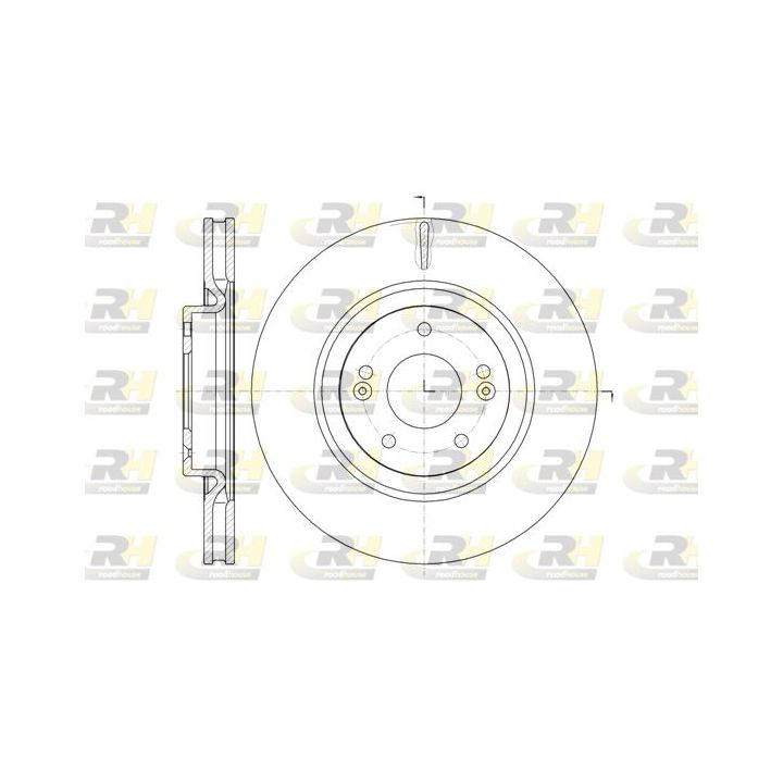 Stabdžių diskas ROADHOUSE 61436.10