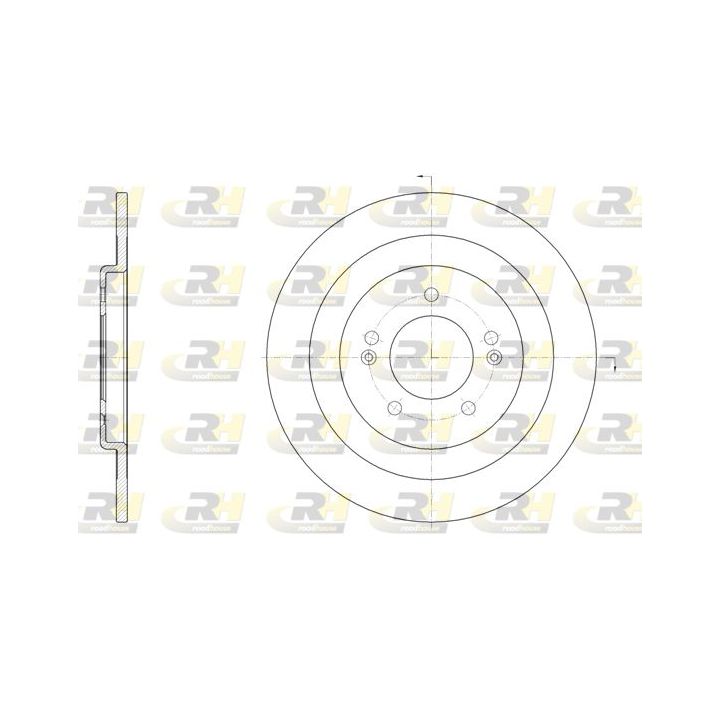 Stabdžių diskas ROADHOUSE 61437.00