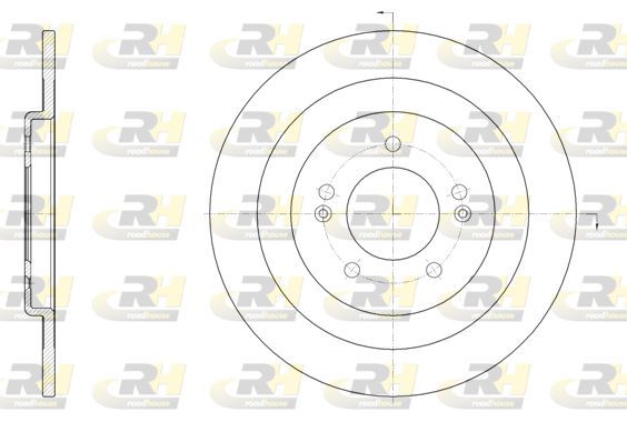 Stabdžių diskas ROADHOUSE 61437.00