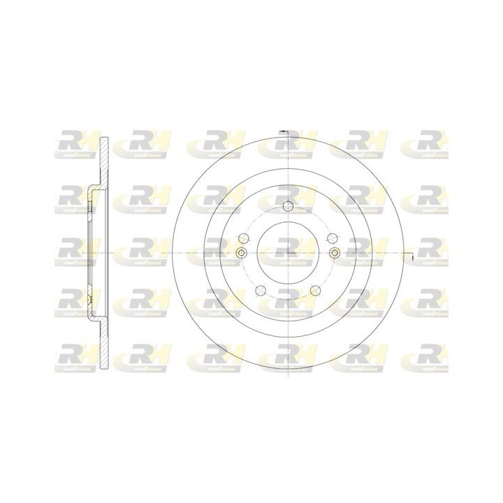 Stabdžių diskas ROADHOUSE 61438.00