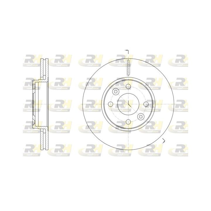 Stabdžių diskas ROADHOUSE 61474.10