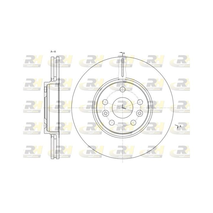 Stabdžių diskas ROADHOUSE 61477.10