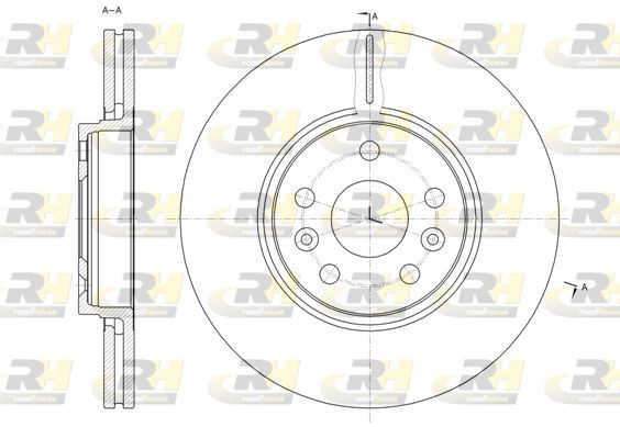 Stabdžių diskas ROADHOUSE 61477.10