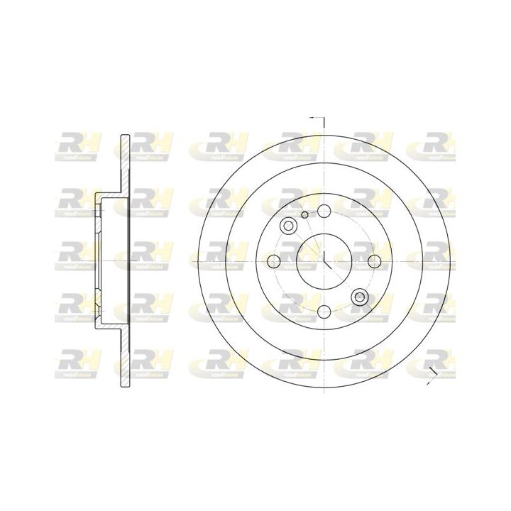 Stabdžių diskas ROADHOUSE 6148.00