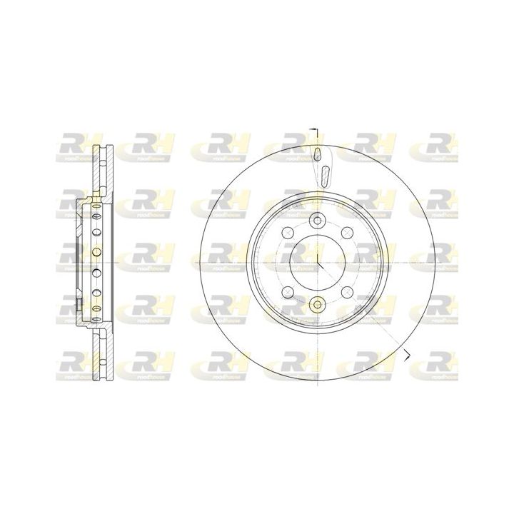 Stabdžių diskas ROADHOUSE 61499.10