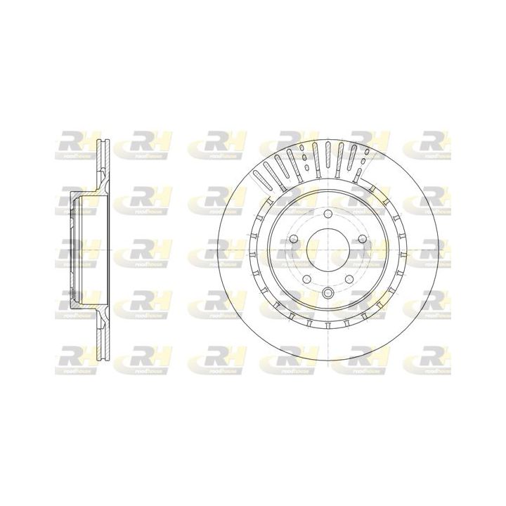 Stabdžių diskas ROADHOUSE 61509.10
