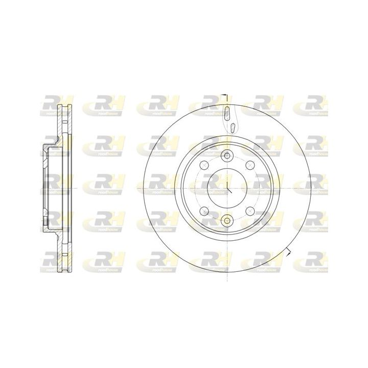 Stabdžių diskas ROADHOUSE 61535.10