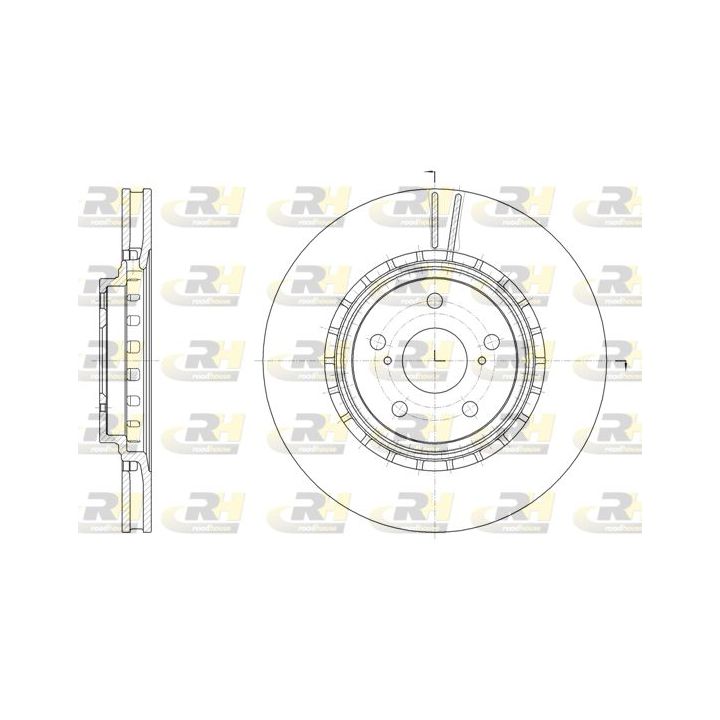 Stabdžių diskas ROADHOUSE 61540.10