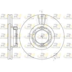 Stabdžių diskas ROADHOUSE 6157.10