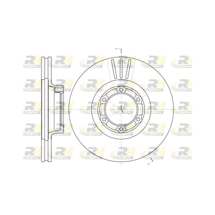 Stabdžių diskas ROADHOUSE 6157.10