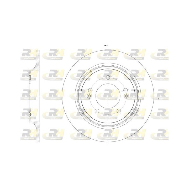 Stabdžių diskas ROADHOUSE 61571.00