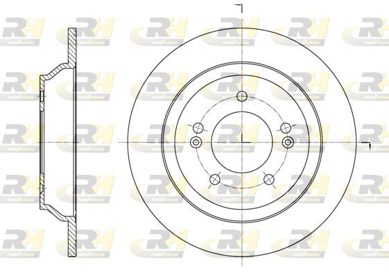 Stabdžių diskas ROADHOUSE 61572.00