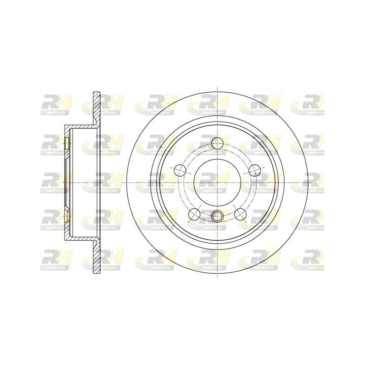 Stabdžių diskas ROADHOUSE 61618.00