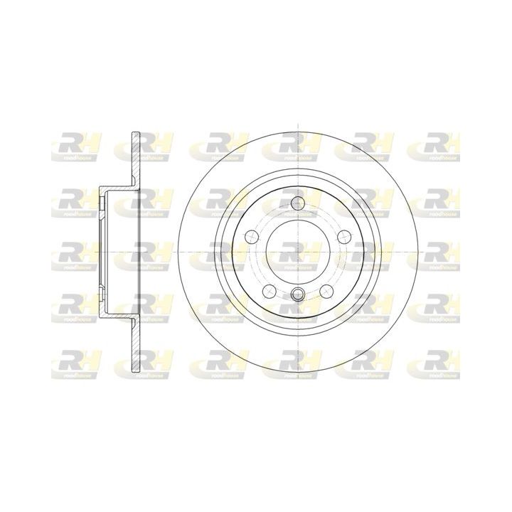 Stabdžių diskas ROADHOUSE 61619.00