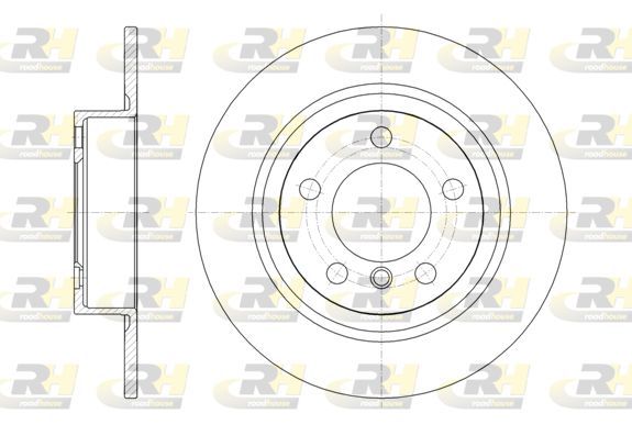 Stabdžių diskas ROADHOUSE 61619.00