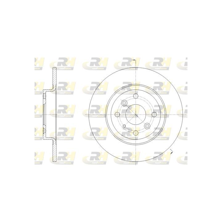 Stabdžių diskas ROADHOUSE 61660.00