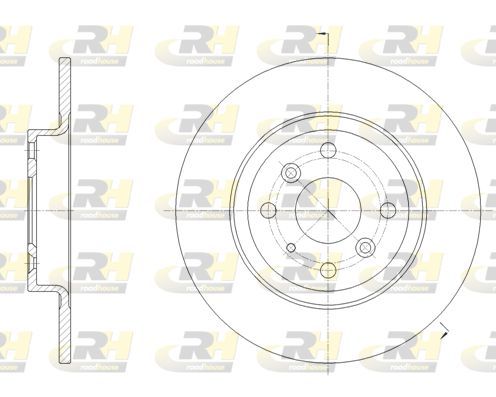 Stabdžių diskas ROADHOUSE 61660.00