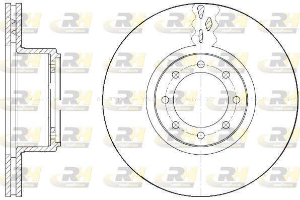 Stabdžių diskas ROADHOUSE 61673.10