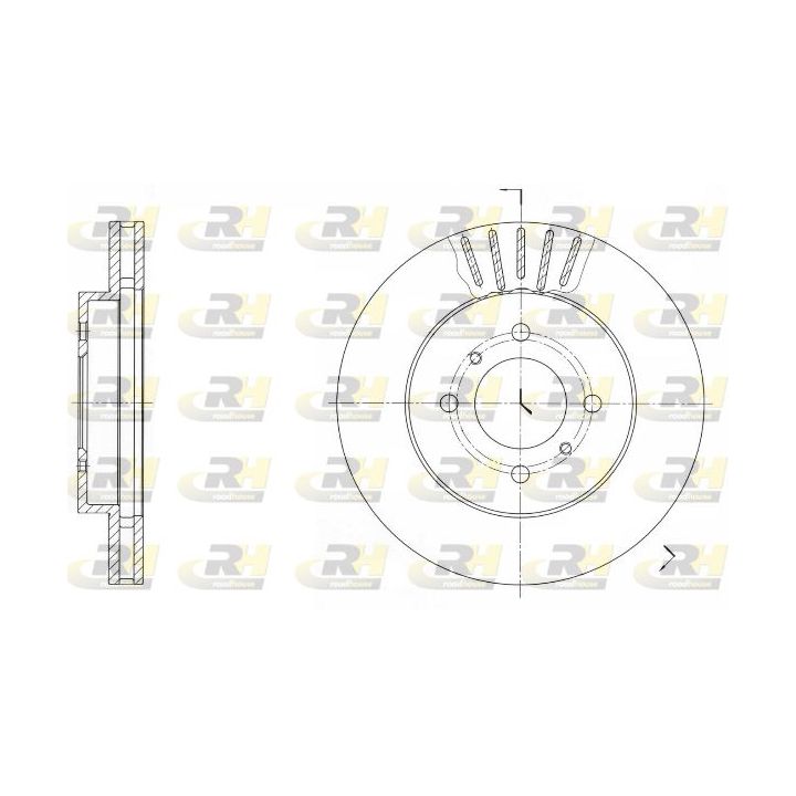 Stabdžių diskas ROADHOUSE 61696.10