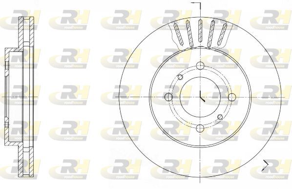 Stabdžių diskas ROADHOUSE 61696.10