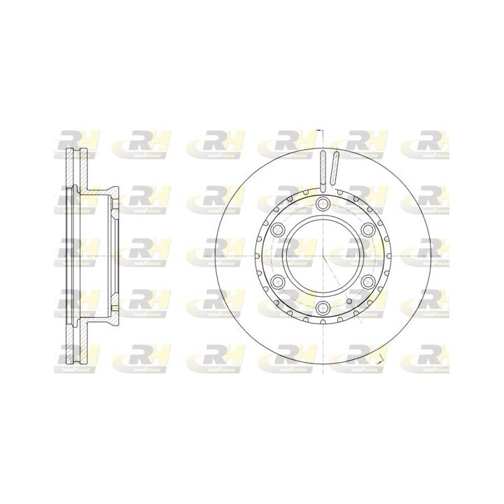 Stabdžių diskas ROADHOUSE 61706.10