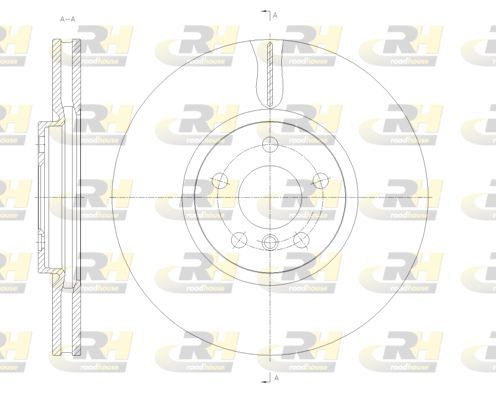 Stabdžių diskas ROADHOUSE 61789.10