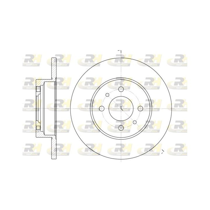 Stabdžių diskas ROADHOUSE 6180.00