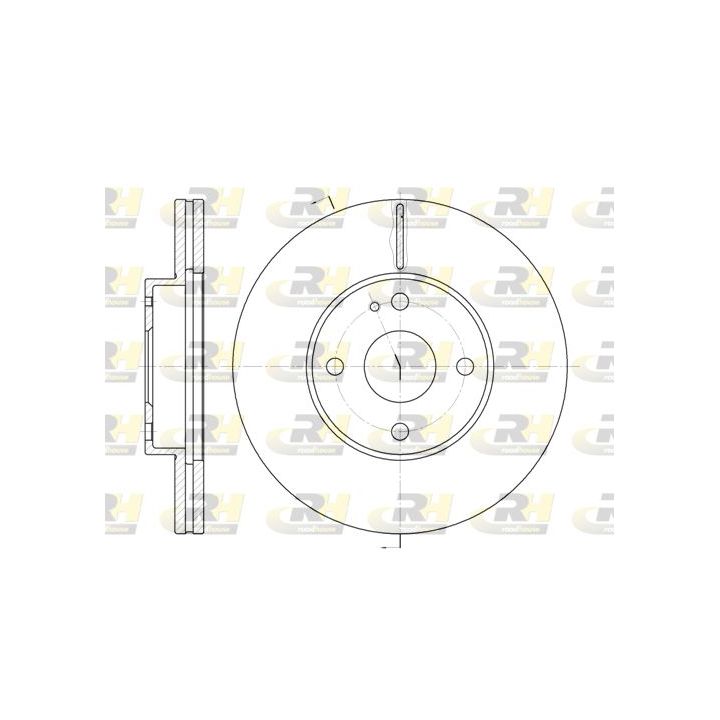 Stabdžių diskas ROADHOUSE 6184.10