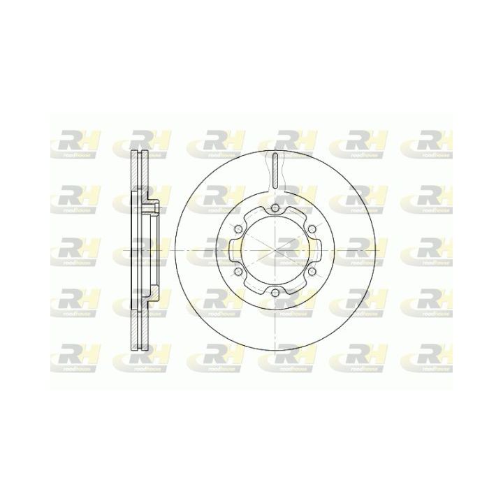 Stabdžių diskas ROADHOUSE 6188.10