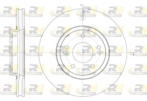 Stabdžių diskas ROADHOUSE 61885.10