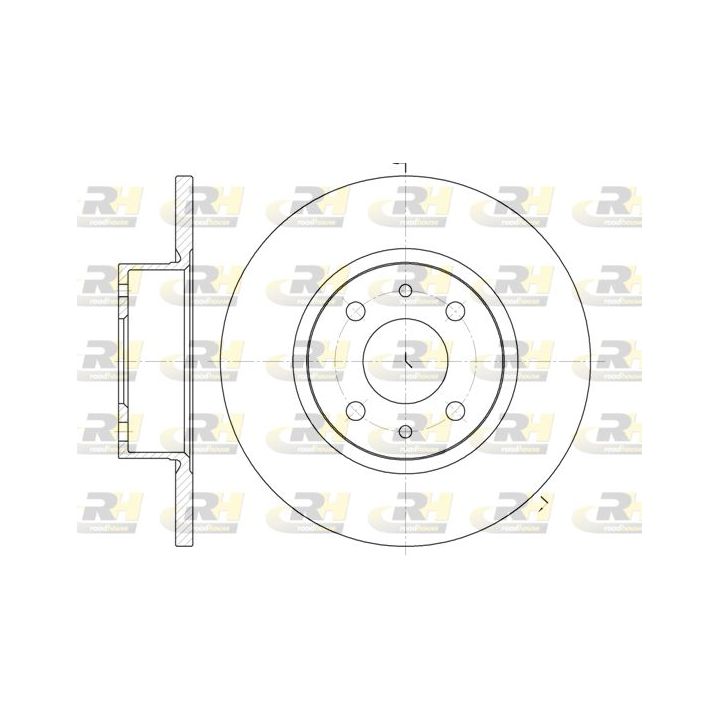 Stabdžių diskas ROADHOUSE 6192.00