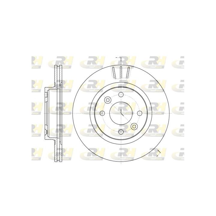 Stabdžių diskas ROADHOUSE 6204.10