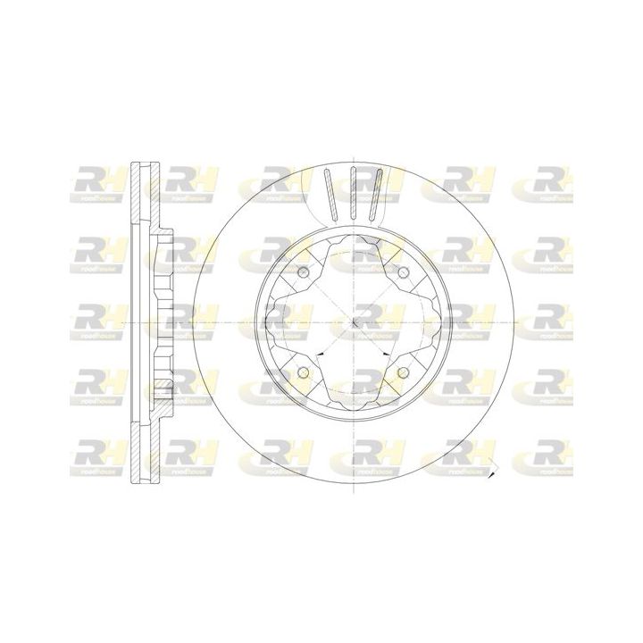 Stabdžių diskas ROADHOUSE 6205.10