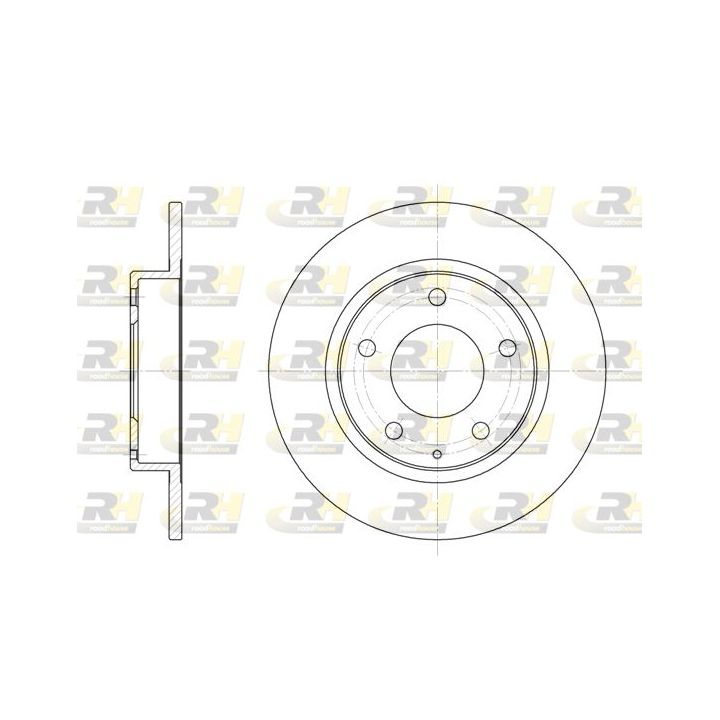 Stabdžių diskas ROADHOUSE 6206.00