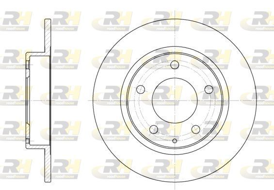 Stabdžių diskas ROADHOUSE 6206.00