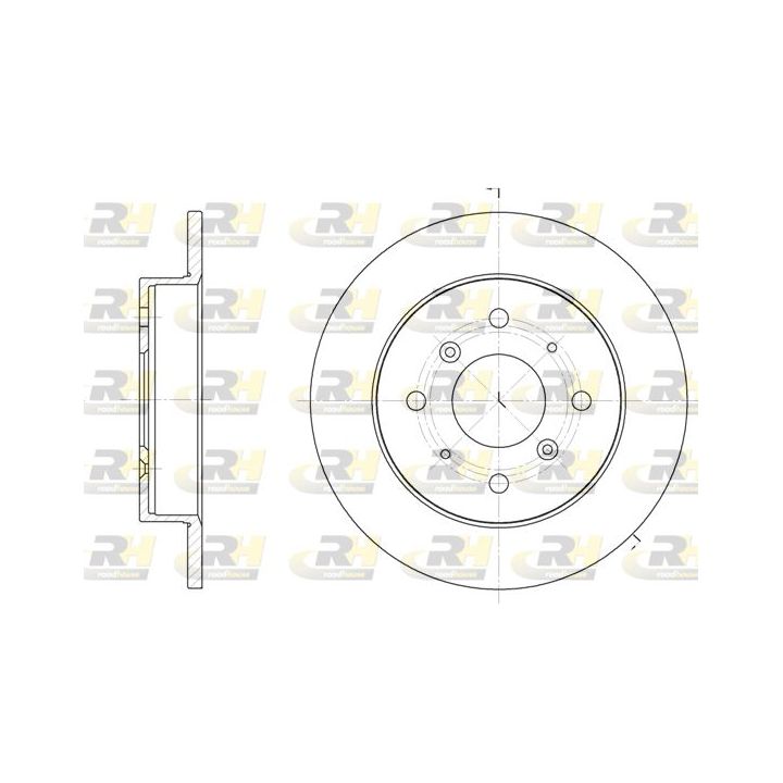Stabdžių diskas ROADHOUSE 6208.00