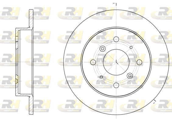 Stabdžių diskas ROADHOUSE 6208.00