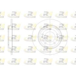 Stabdžių diskas ROADHOUSE 62102.00