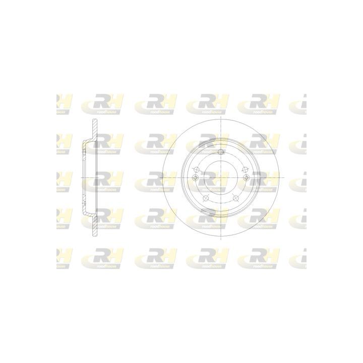 Stabdžių diskas ROADHOUSE 62102.00