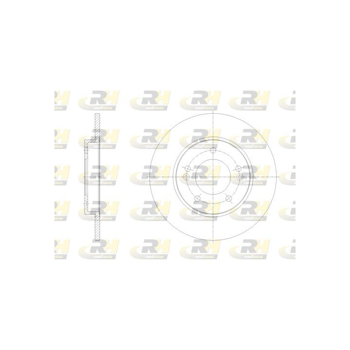 Stabdžių diskas ROADHOUSE 62103.00