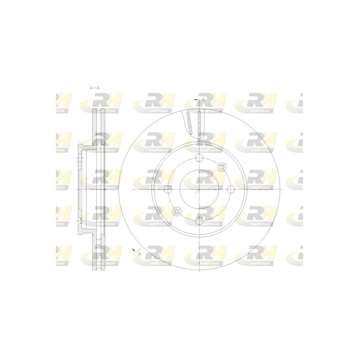 Stabdžių diskas ROADHOUSE 62121.10