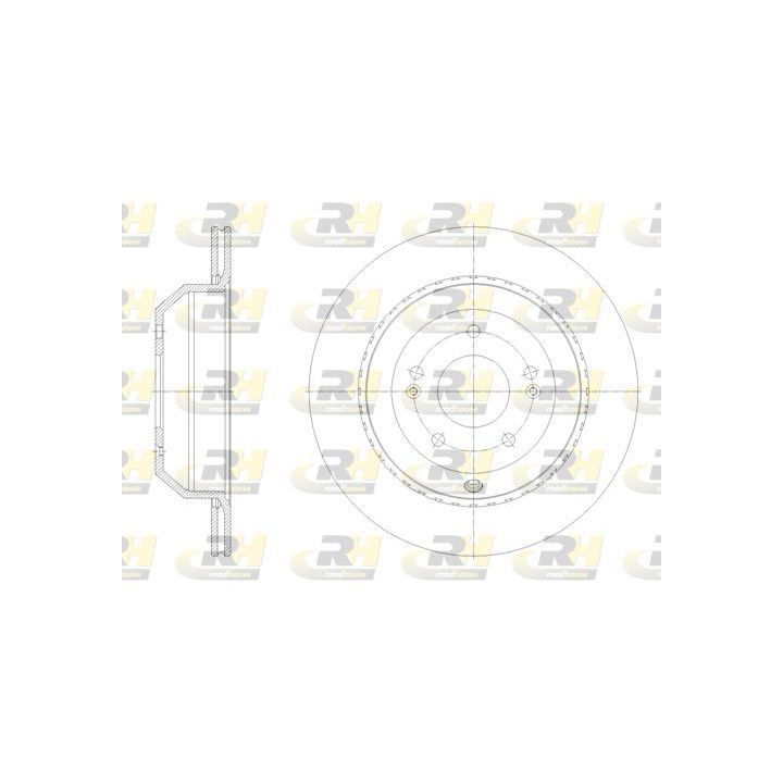 Stabdžių diskas ROADHOUSE 62123.10