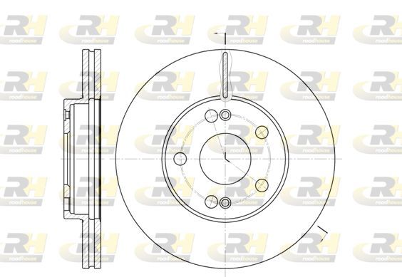 Stabdžių diskas ROADHOUSE 6227.11