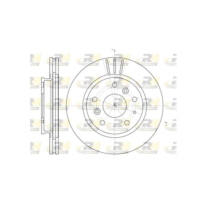 Stabdžių diskas ROADHOUSE 6237.10