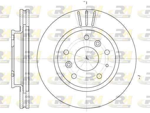 Stabdžių diskas ROADHOUSE 6237.10
