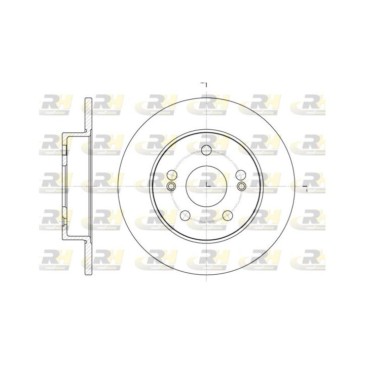 Stabdžių diskas ROADHOUSE 6239.01