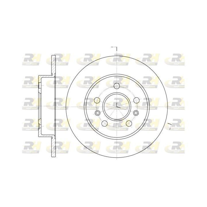 Stabdžių diskas ROADHOUSE 6239.02