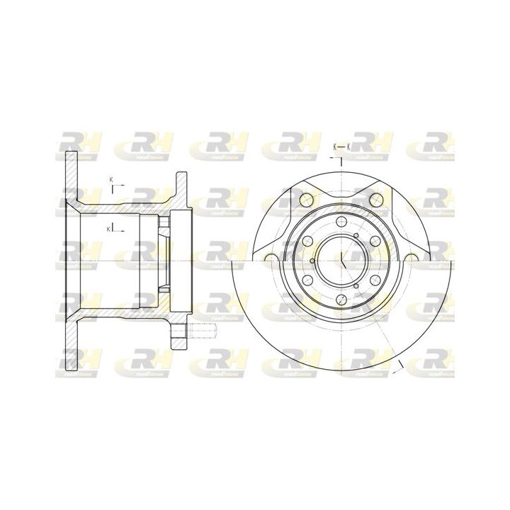 Stabdžių diskas ROADHOUSE 6243.00
